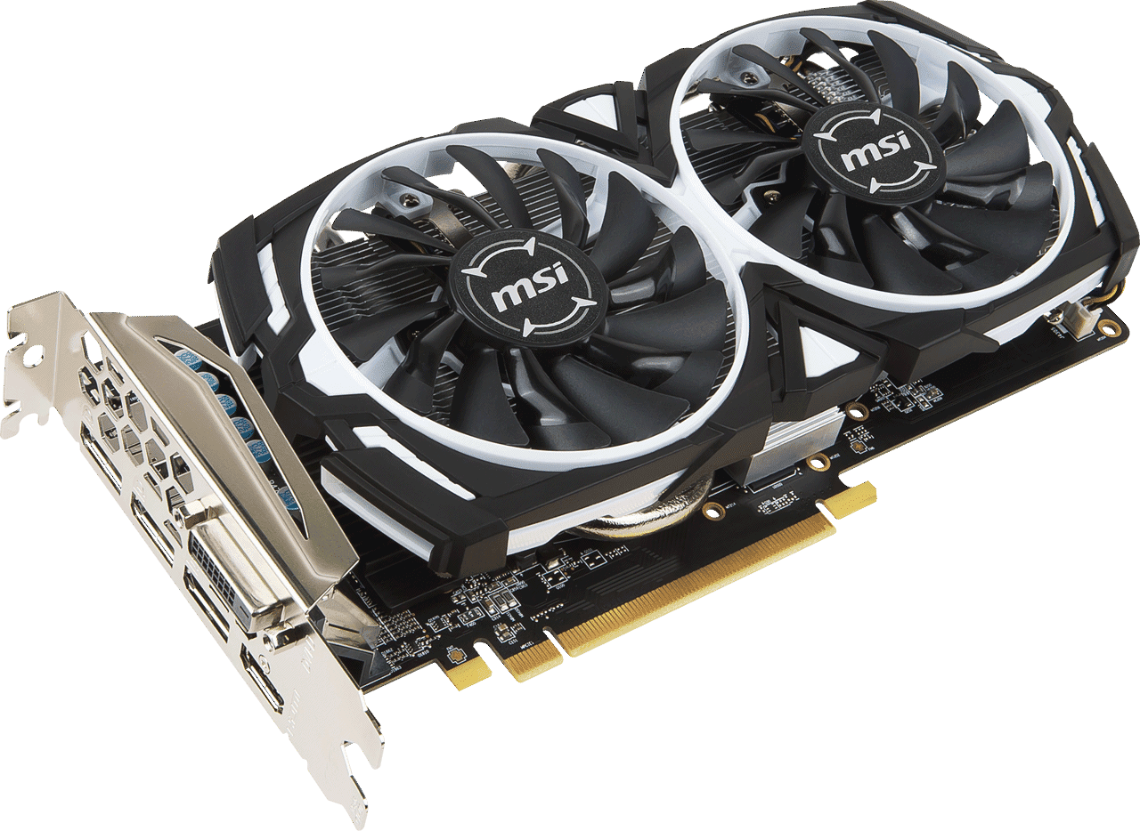 MSI Radeon RX 570 ARMOR 4G OC Graphics Card | Novatech